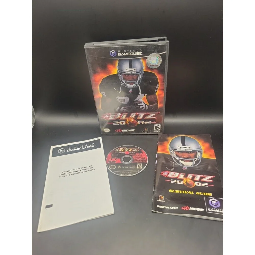 NFL Blitz 2002 (Nintendo GameCube, 2001) CIB Tested & Works